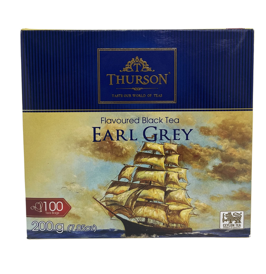 Thurson Premium Pure Ceylon Tea 100 Tea Bags - Earl Grey