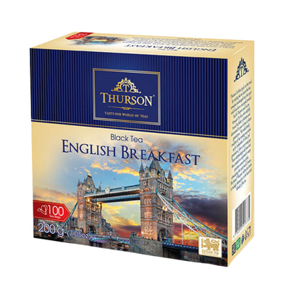 Thurson Premium Pure Ceylon Tea 100 Tea Bags - English Breakfast