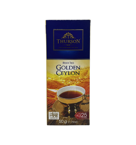 Thurson Premium Pure Ceylon Tea 25 Tea Bags - Golden Ceylon