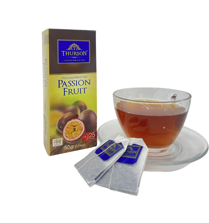 Thurson Pure Ceylon Tea 25 String and Tag Tea Bags - Passion Fruit