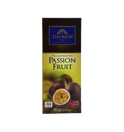 Thurson Pure Ceylon Tea 25 String and Tag Tea Bags - Passion Fruit